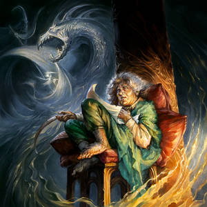 Bilbo In the Hall of Fire