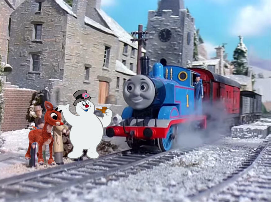 Thomas meeting Frosty, Crystal Rudolph and Zoey by TheJaLeonard on ...