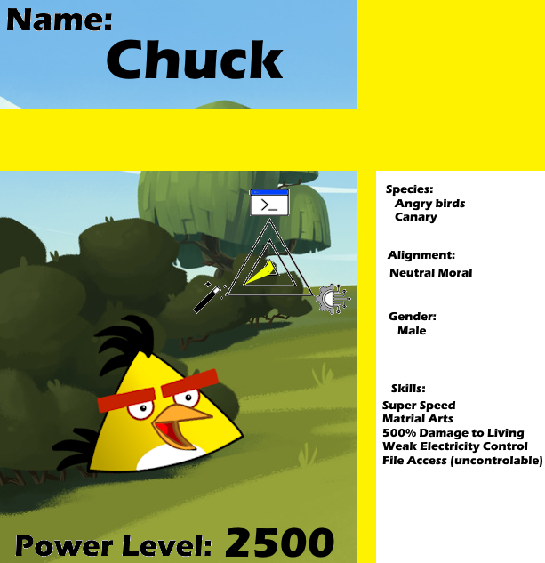Chuck Rough Character Chuck Character sheet by SuperChuck3396 on DeviantArt