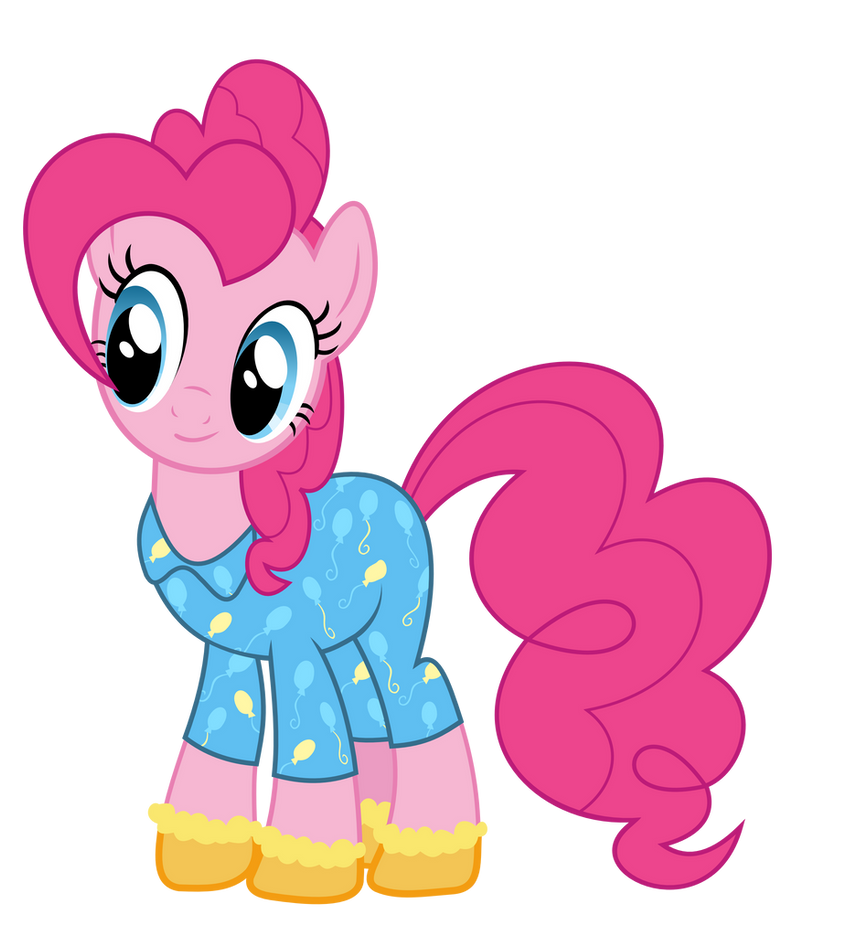 Pinkie in pajamas and socks#2 by alexiy777