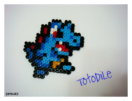 Perler Beads: Totodile