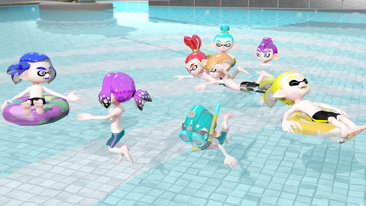 Splatoon Sea Deviantart (SFM Splatoon) Pool by InklingAngel1997 on DeviantArt