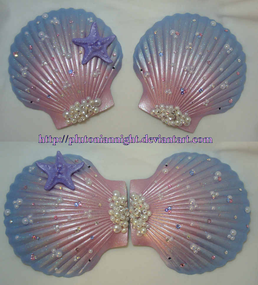 Princess Jewelry Mermaid Seashell Bra by PlutonianNight on DeviantArt
