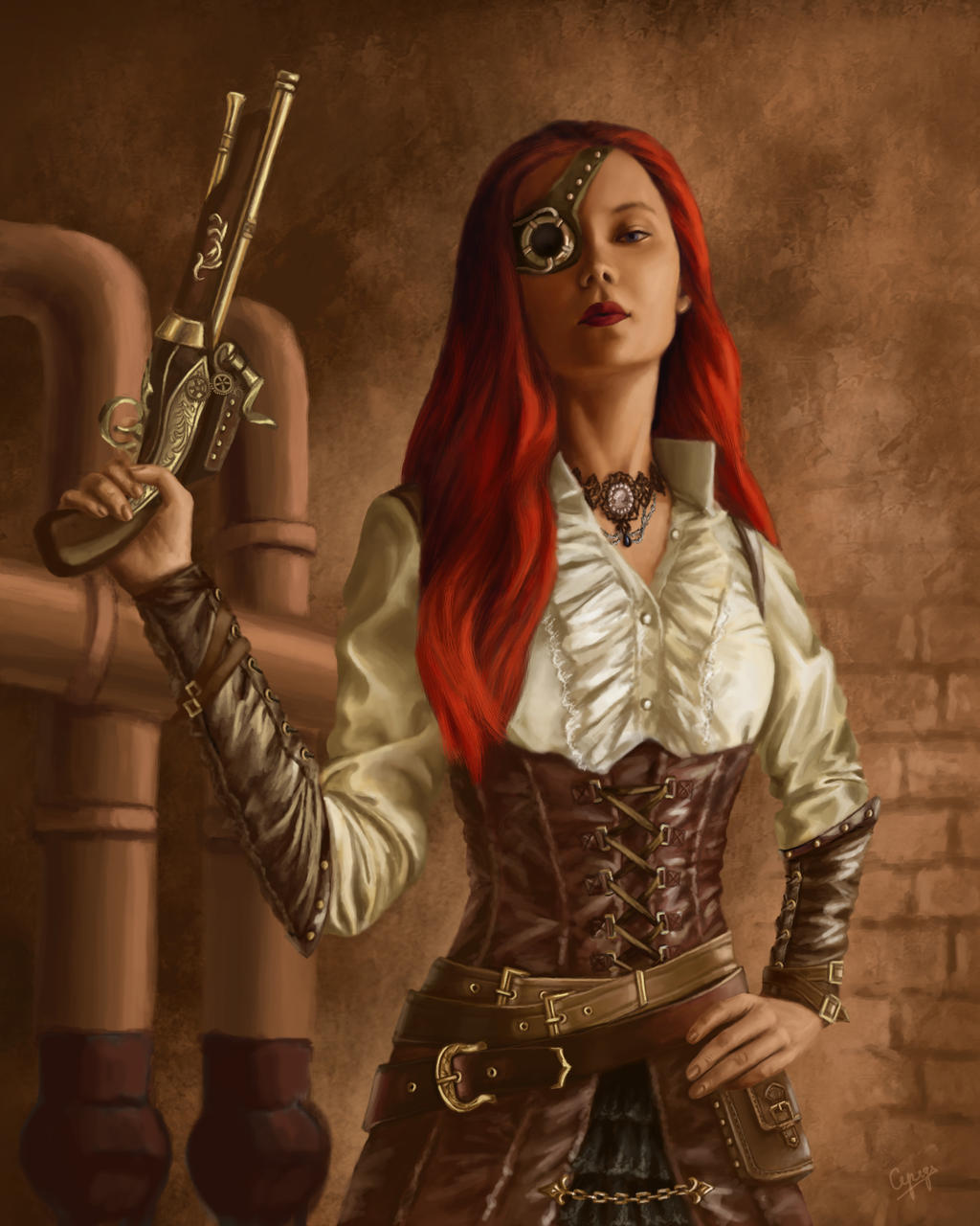 Steampunk Girl by olgareseda on DeviantArt