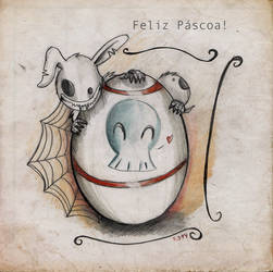 Feliz Pascoa! by Faelis-Skribblekitty