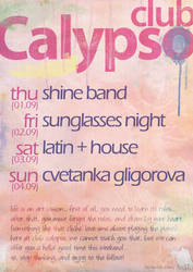 Poster for Club Calypso