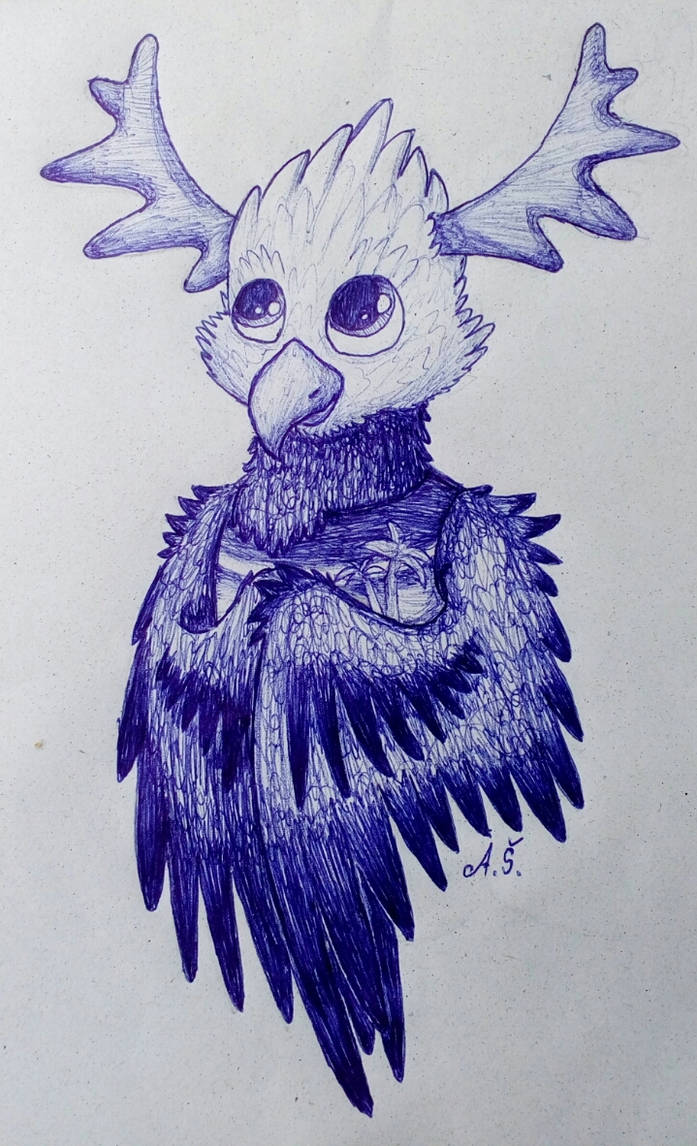 Early bird Moo (pen drawing) by AdyFlygonna on DeviantArt