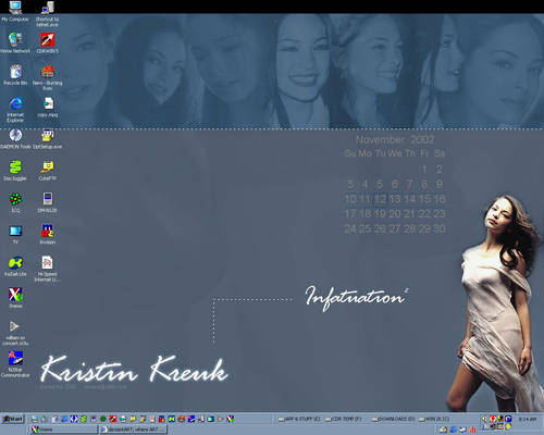 My Kristin Kreuk desktop Nov12