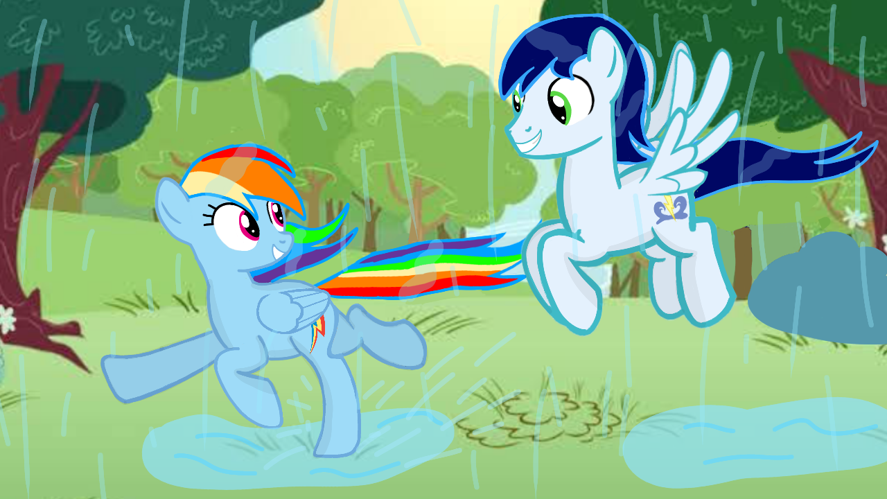 Spring Rain Mlp MLP - Fun In The Rain! by MLPLary6 on DeviantArt