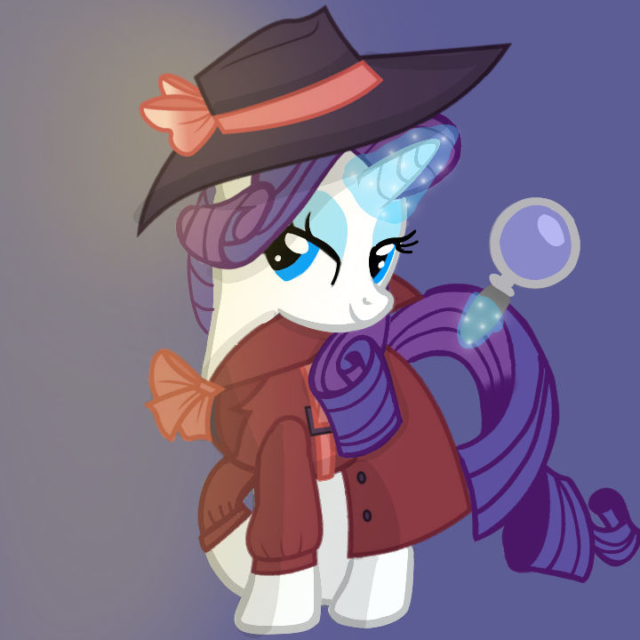 MLP - Detective Miss Rarity by MLPLary6 on DeviantArt