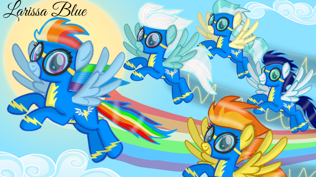 MLP - Flying with the Wonderbolts by MLPLary6 on DeviantArt