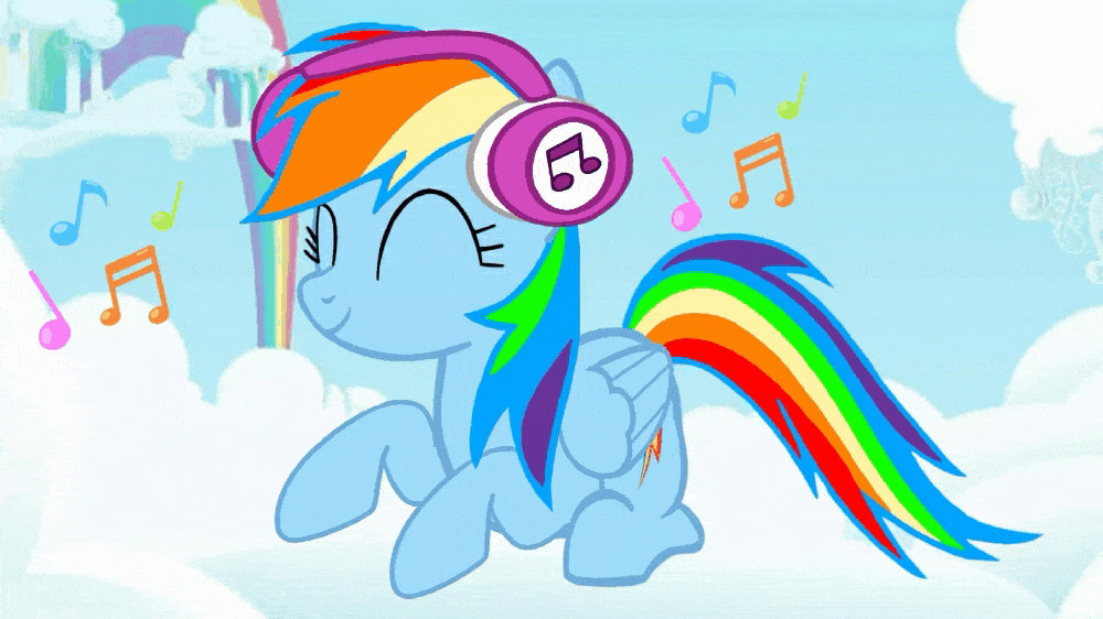 MLP - Listening a good music by MLPLary6 on DeviantArt