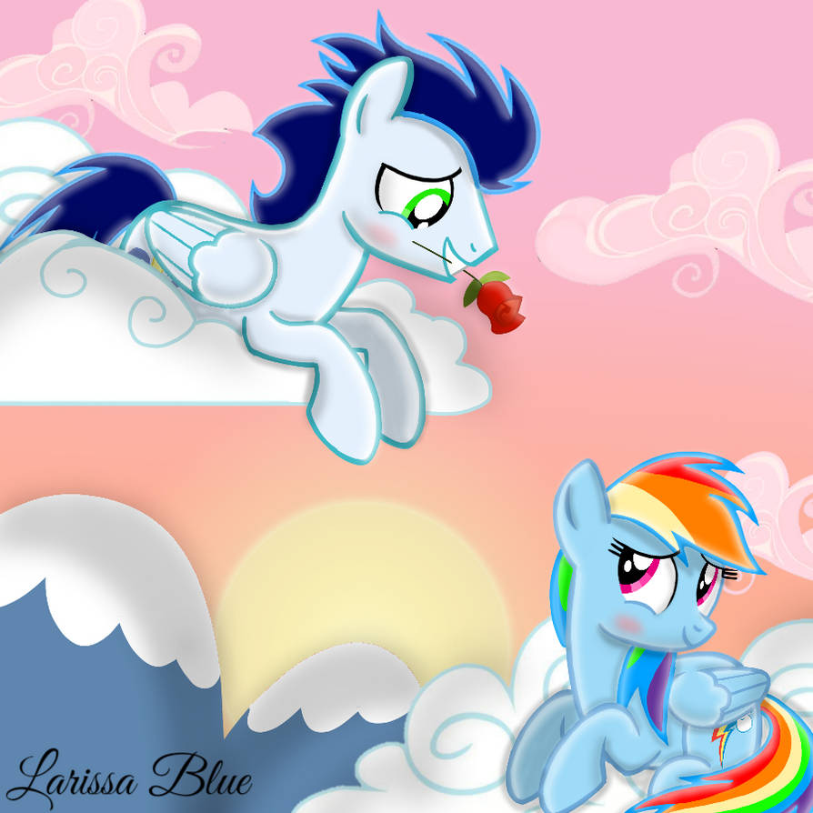 Mlp Ink Rose Deviantart MLP - A Rose For My Rainbow by MLPLary6 on DeviantArt