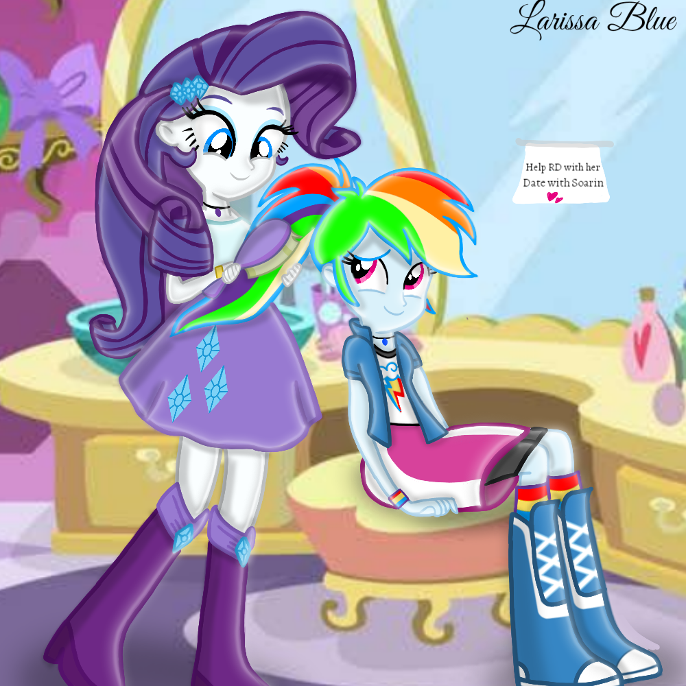 Rarity and best sale rainbow dash