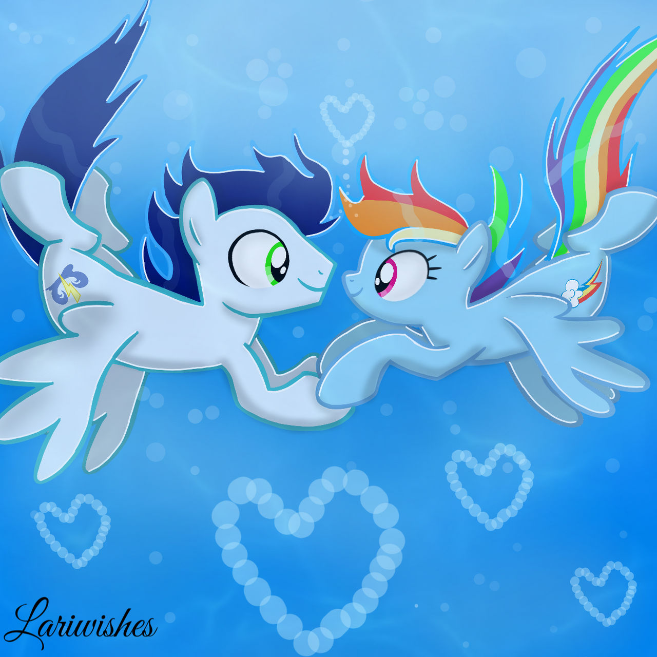 Deviantart Mlp Fish MLP - Underwater (Soarindash) by MLPLary6 on DeviantArt
