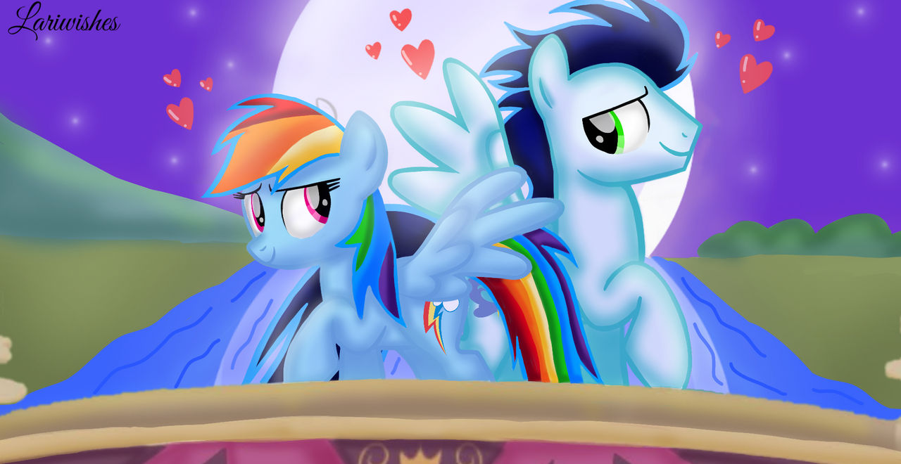 Moonlight Bridge Train Moonlight bridge (Soarindash) by MLPLary6 on DeviantArt