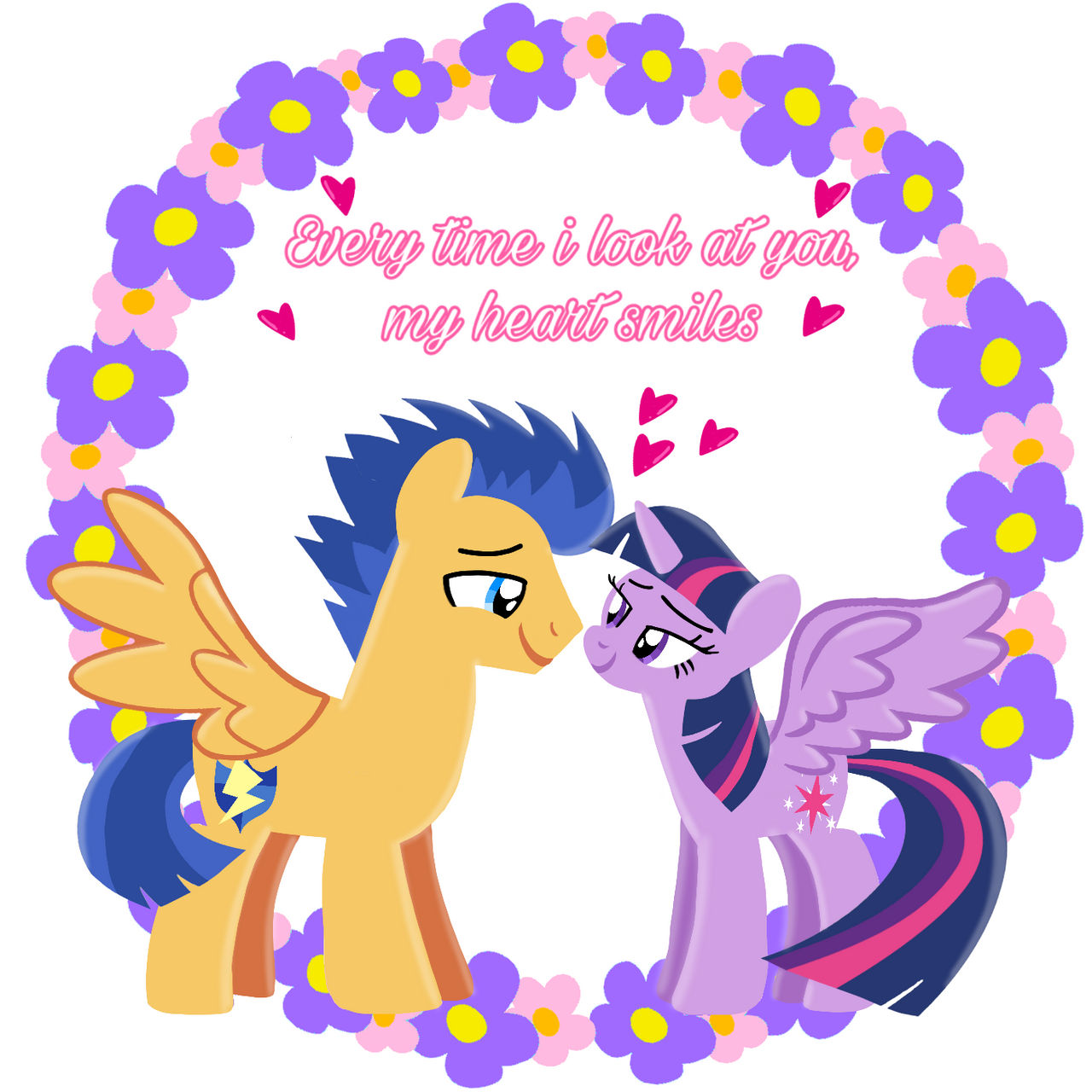 Sparkly Flash Twilight Sparkle and Flash Sentry: Love quote 2 by MLPLary6 on DeviantArt