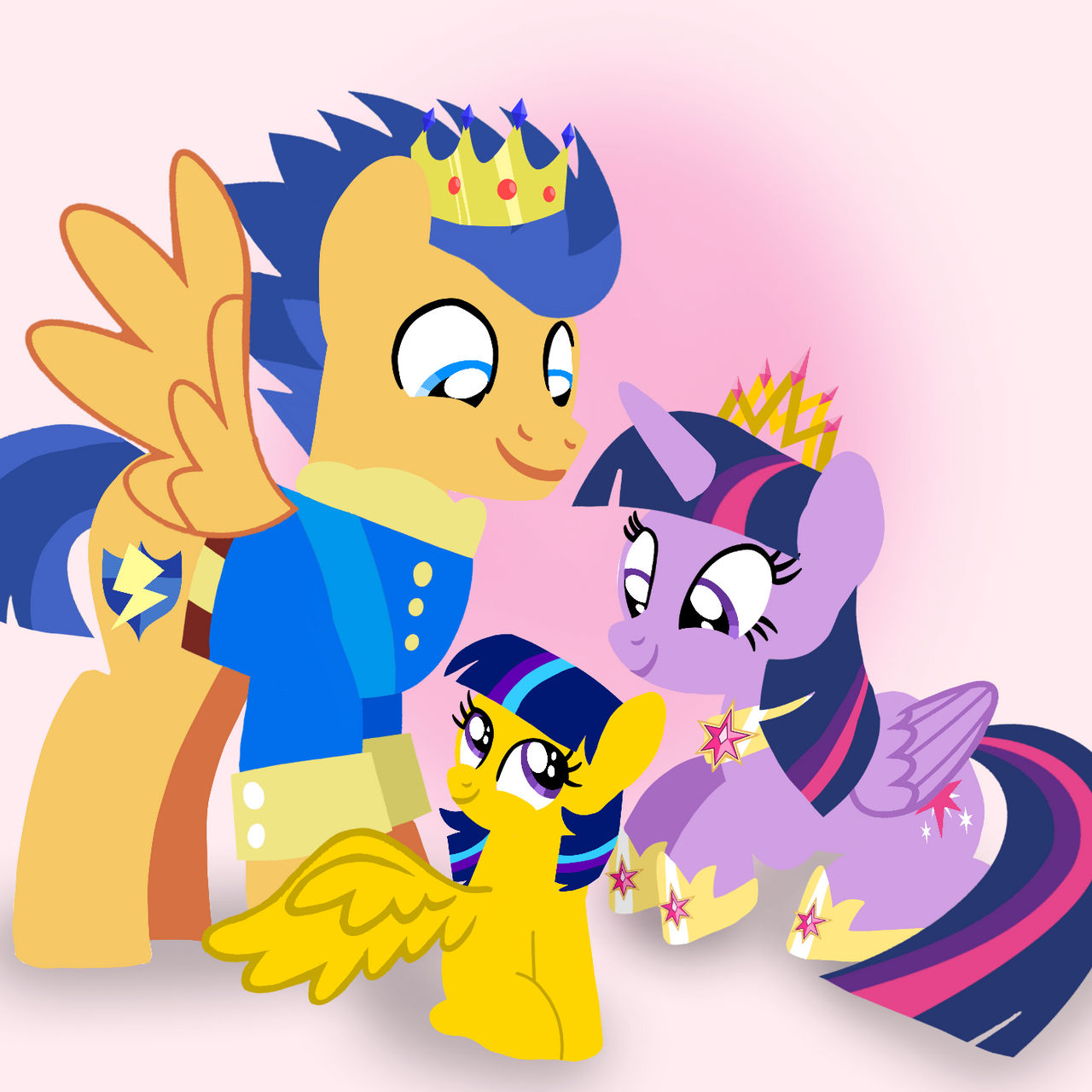 Sparkly Flash Twilight Sparkle and Flash Sentry: Lovely family by MLPLary6 on DeviantArt