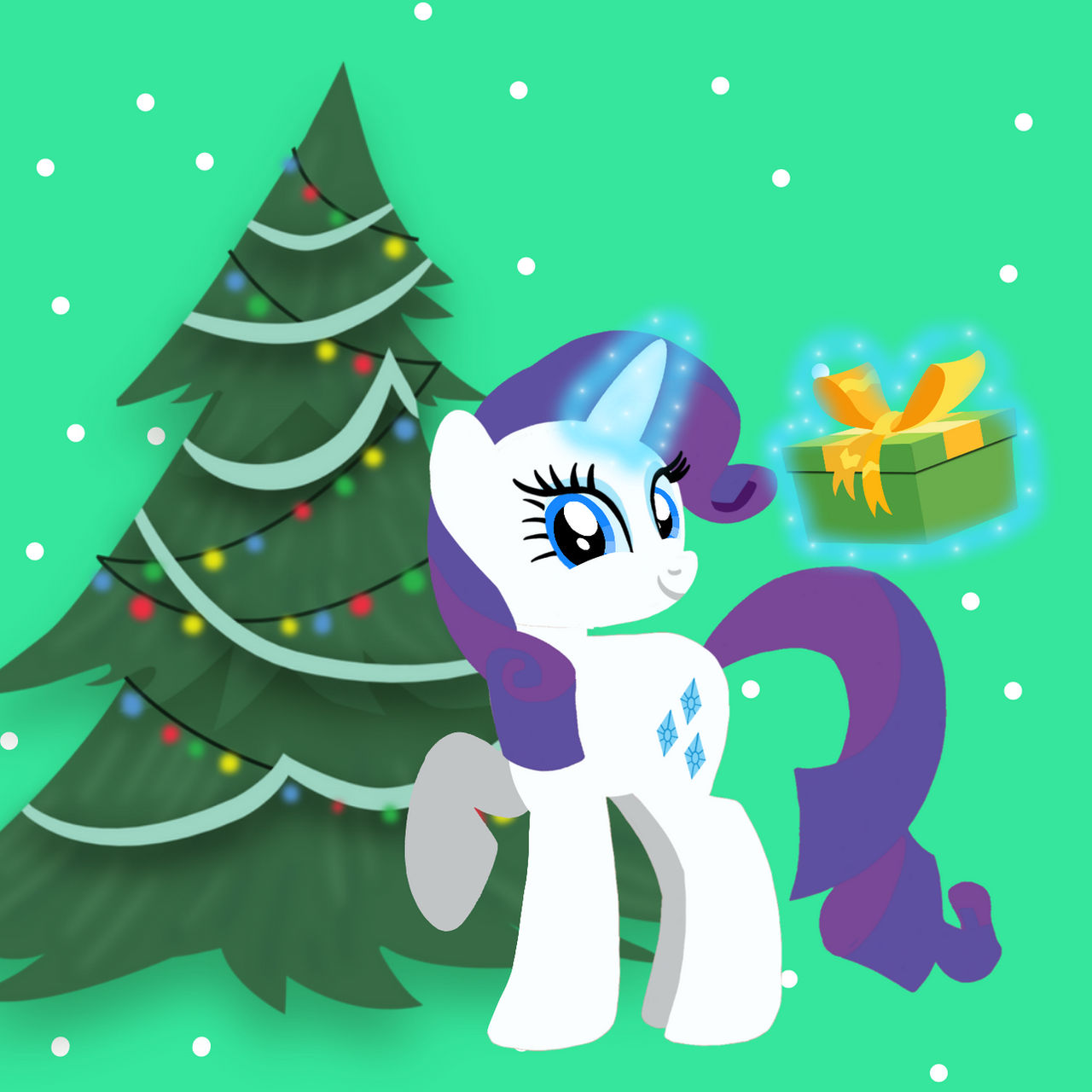 Merry Christmas! (Rarity) by MLPLary6 on DeviantArt