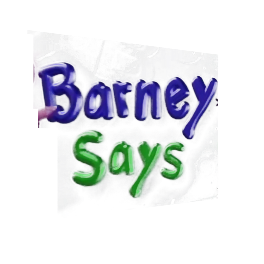 Barney Says Logo Season 3 by kadenmod9stheroblox on DeviantArt Barney Says Logo Season 3 by kadenmod9stheroblox on DeviantArt