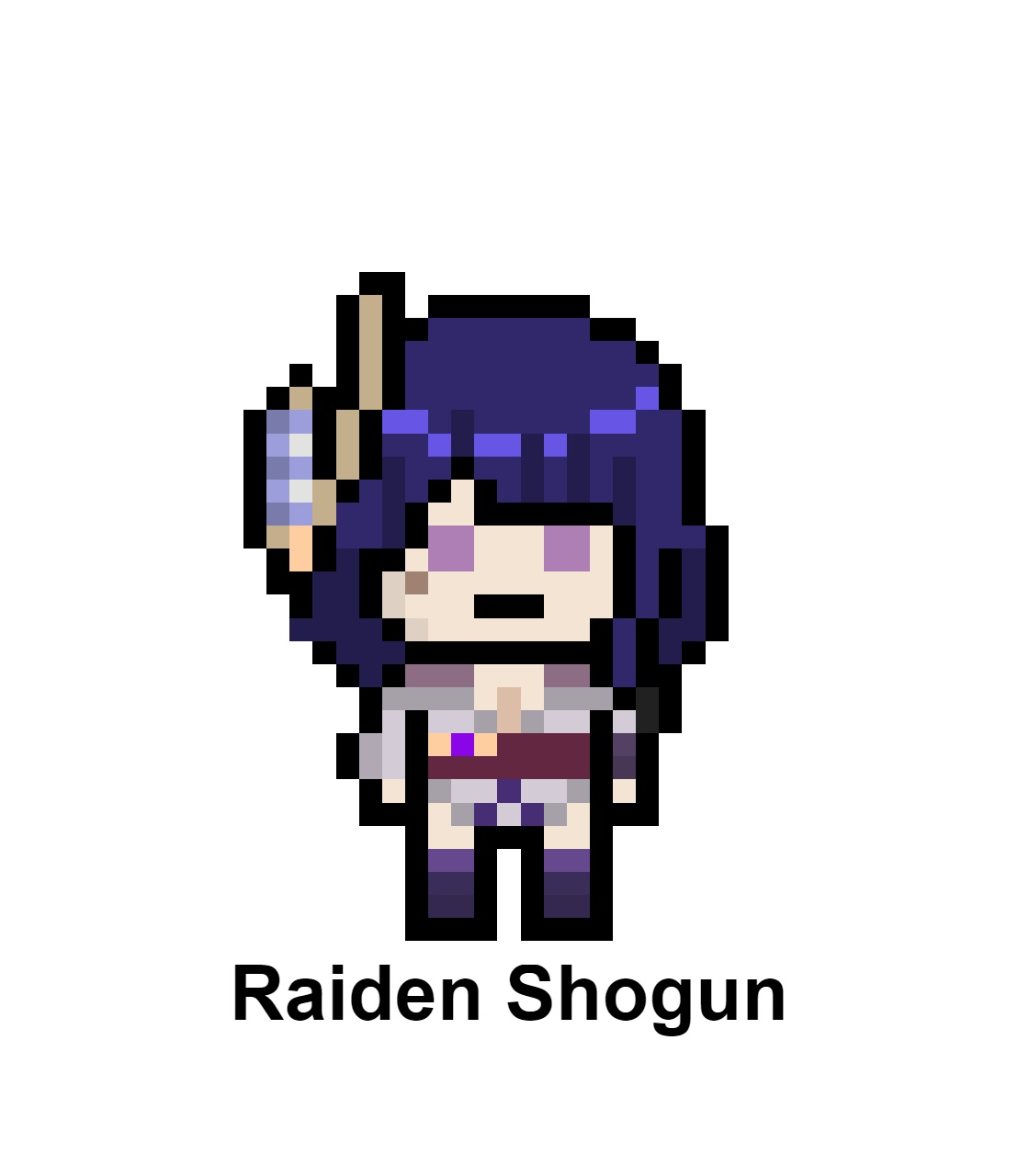 Raiden Shogun DR Style Pixel Sprite By Hokky1 On DeviantArt raiden-shogun-dr-style-pixel-sprite-by-hokky1-on-deviantart