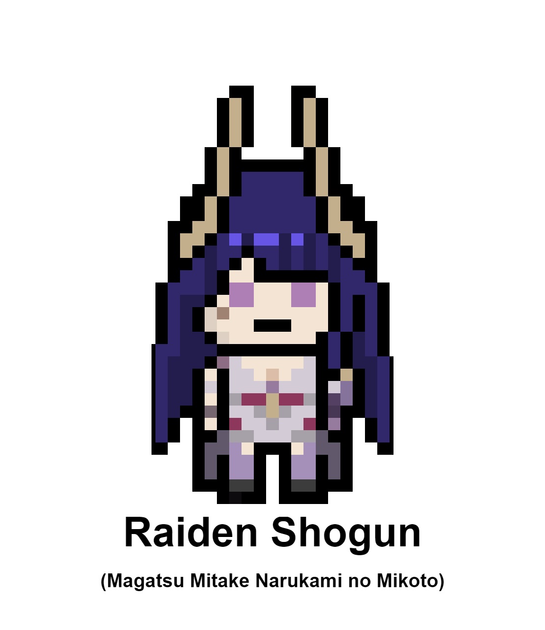 Raiden Shogun boss Form DR Style Pixel Sprite By Hokky1 On DeviantArt raiden-shogun-boss-form-dr-style-pixel-sprite-by-hokky1-on-deviantart
