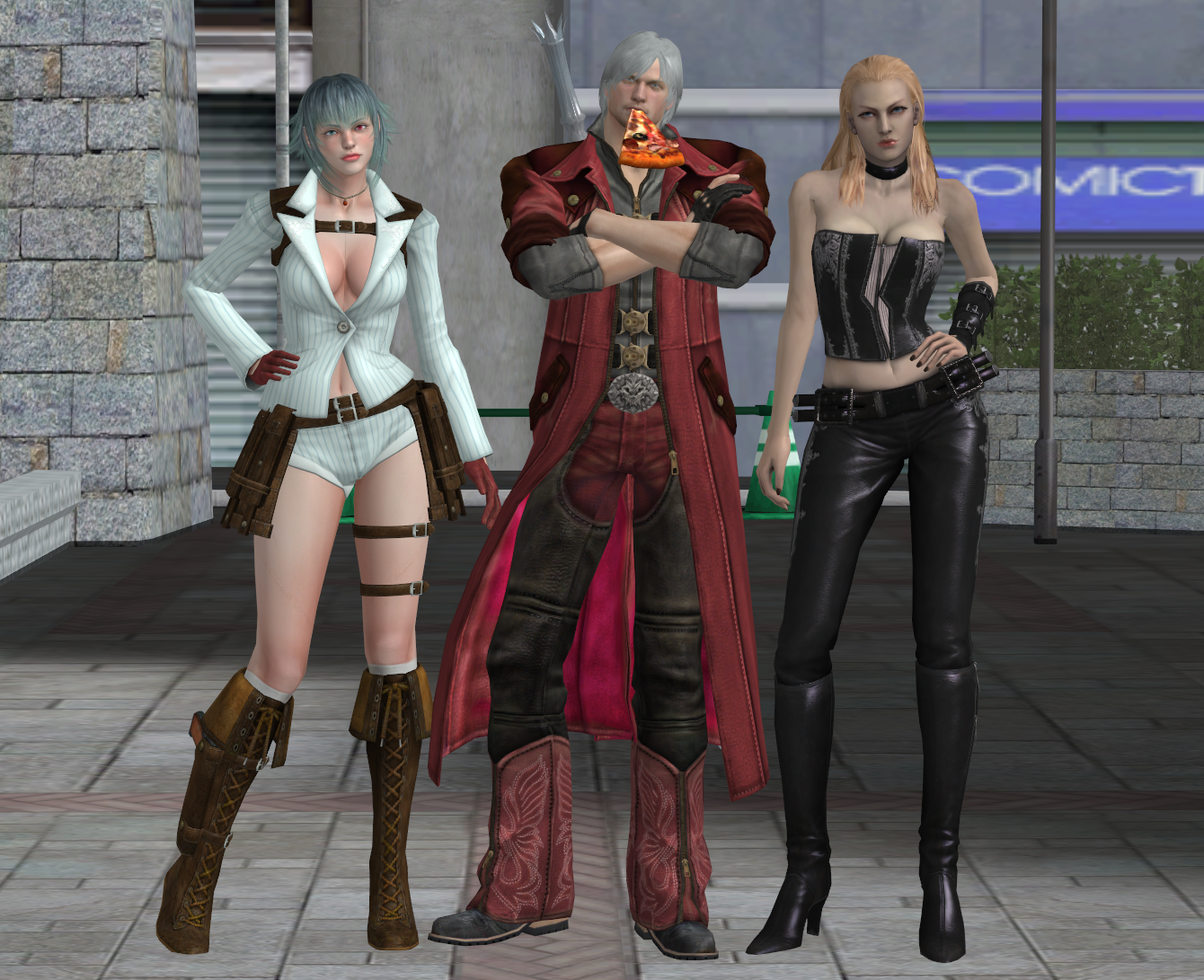 Lady, Dante, Trish