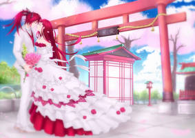 Sakura and Rose Bride by Plate-G