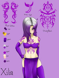 Tattoo Xilia reference sheet