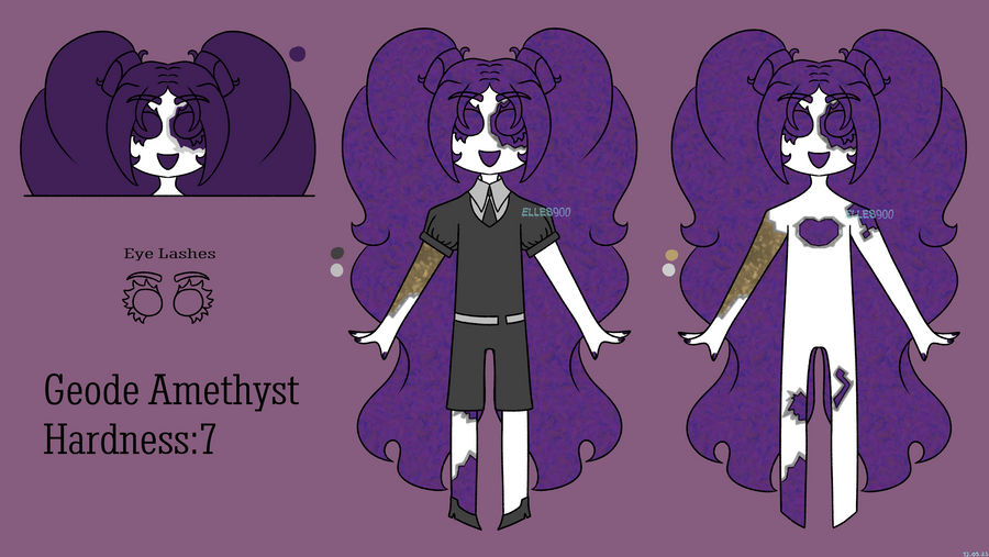 Geode Deviantart Geode Amethyst ref by elles900 on DeviantArt