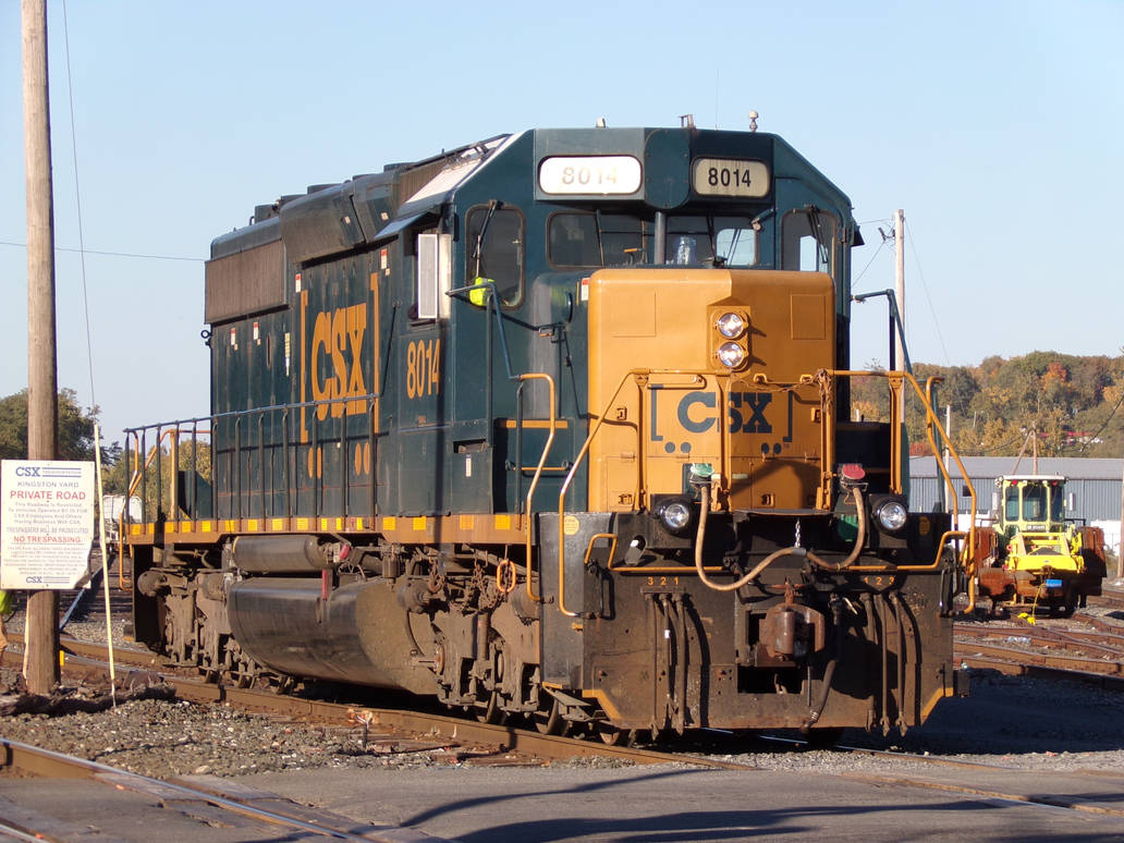CSX SD40-2 #8014 by Tracksidegorilla1 on DeviantArt