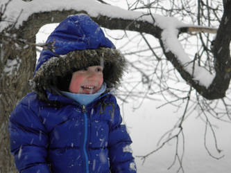 Boy in the snow