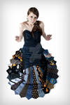 Recycled Neck Tie Dress - 2 by a--l--i--s--o--n