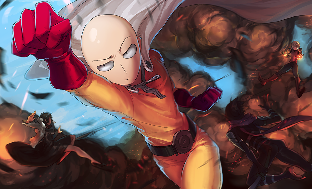 Wallpaper : Saitama, One Punch Man 1920x1080 - ElChupacabra