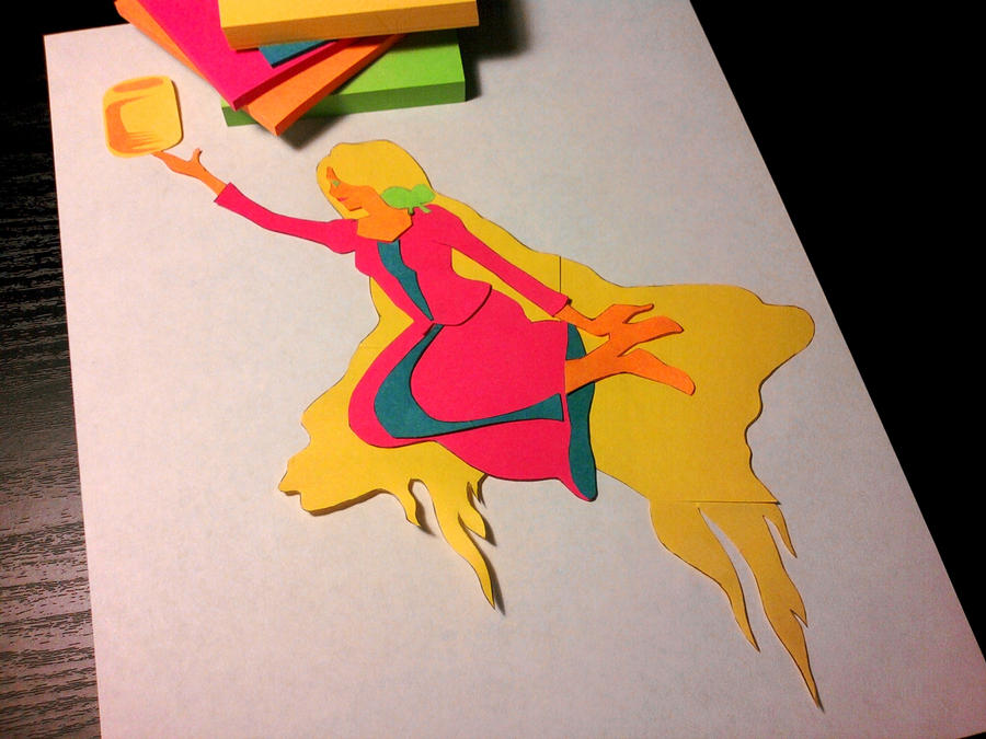 Tangled Sticky Notes