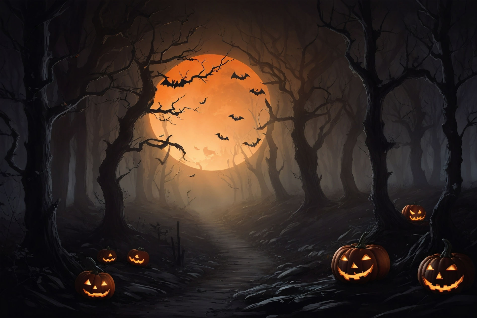 Eerie Haunted Forest Halloween By Vestesta On DeviantArt eerie-haunted-forest-halloween-by-vestesta-on-deviantart