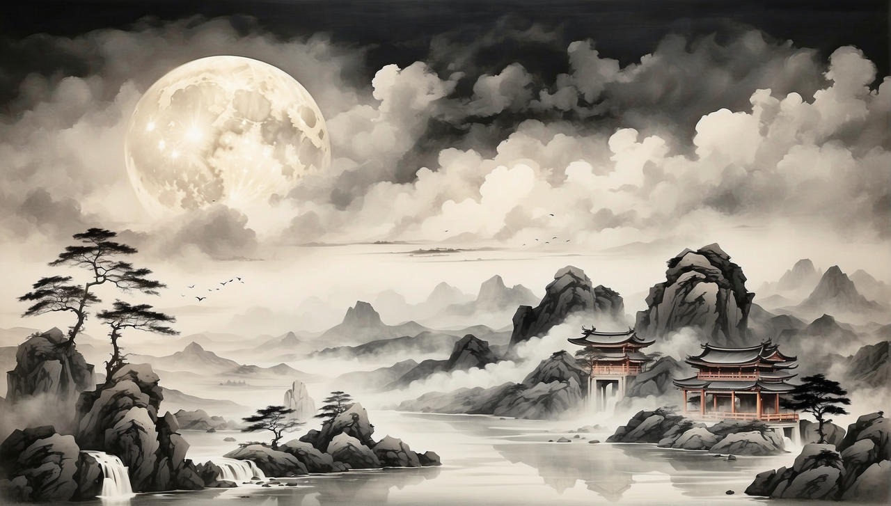 The Haunted Ink Landscapes by Vestesta on DeviantArt