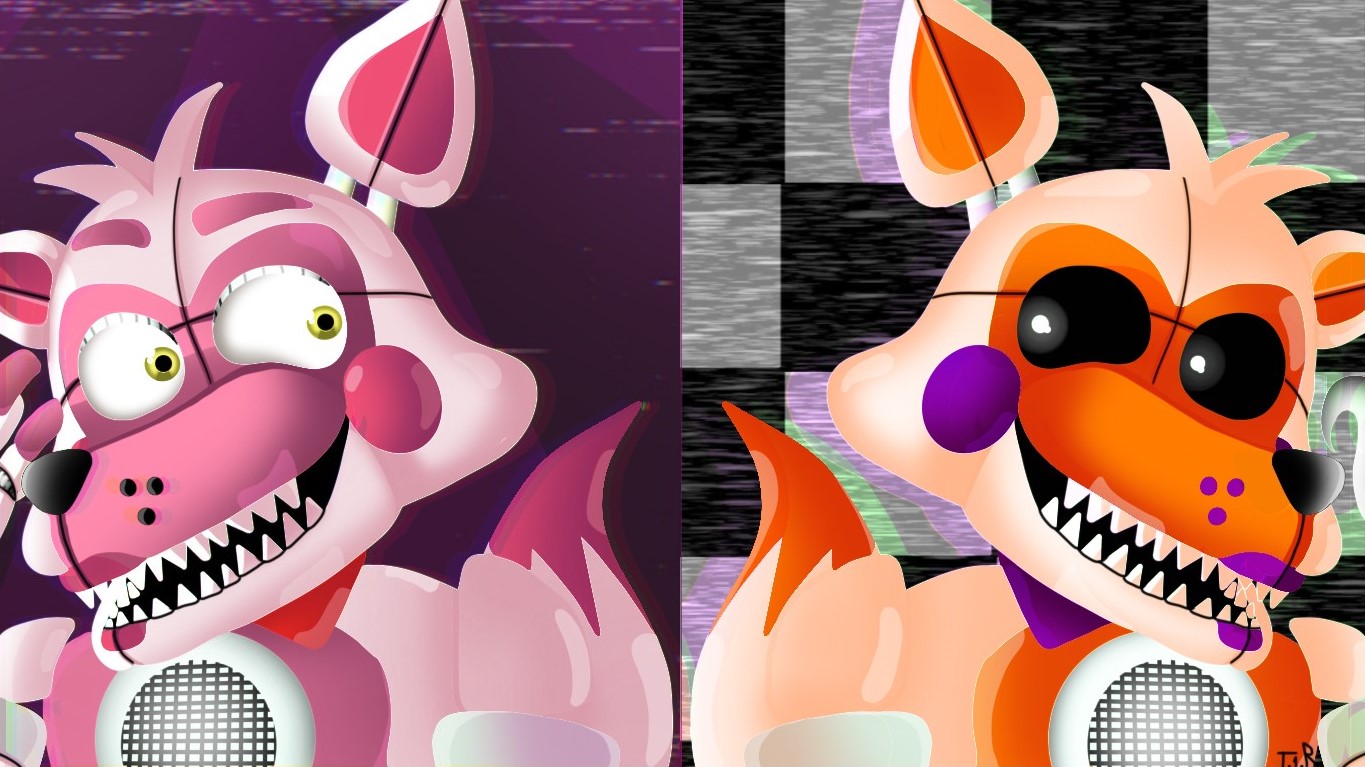 Lolbit FANART REACT with Funtime Foxy 