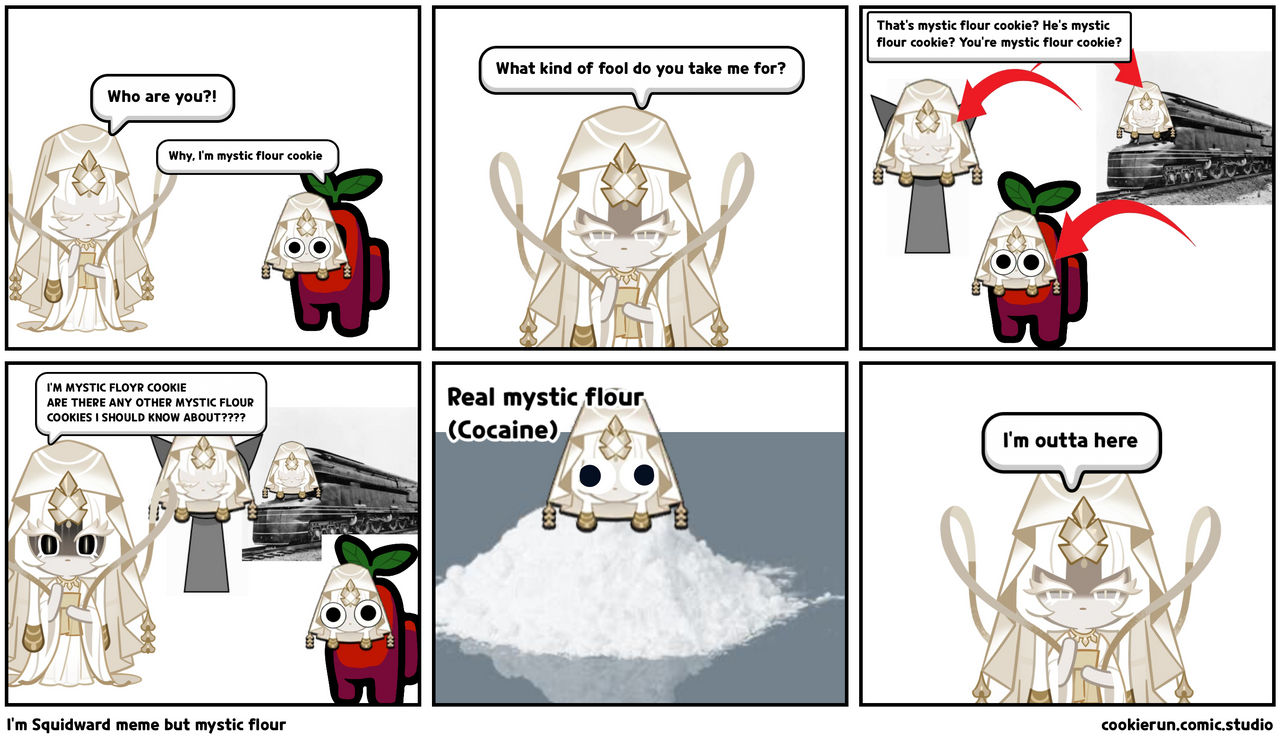 Im Squidward meme but mystic flour by lazypants483 on DeviantArt