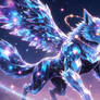 Celestial Crystal Winged Wolf Titan