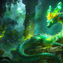 Emerald Jungle Dragon King -Crystal Crown Guardia