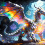 Prismatic Crystal Dragon - Rainbow Arcane Guardian