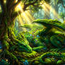 Emerald Forest Guardian Dragon