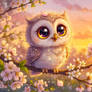 Blossom Dawn Baby Owl