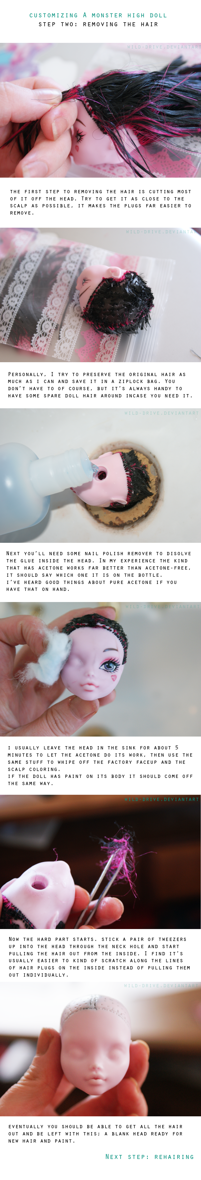 Customizing a MH Doll : Step Two