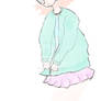 pastel lady