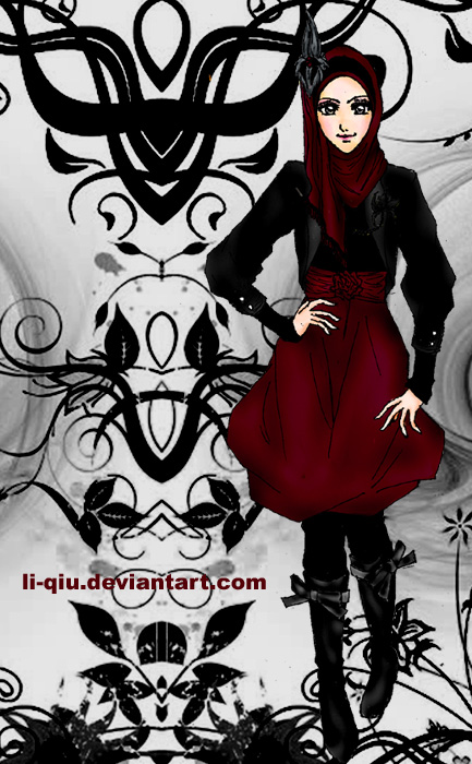 Fashion Design 4: Red in Black