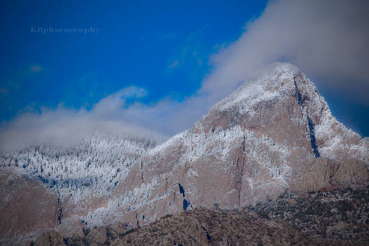 Sandias in the winter