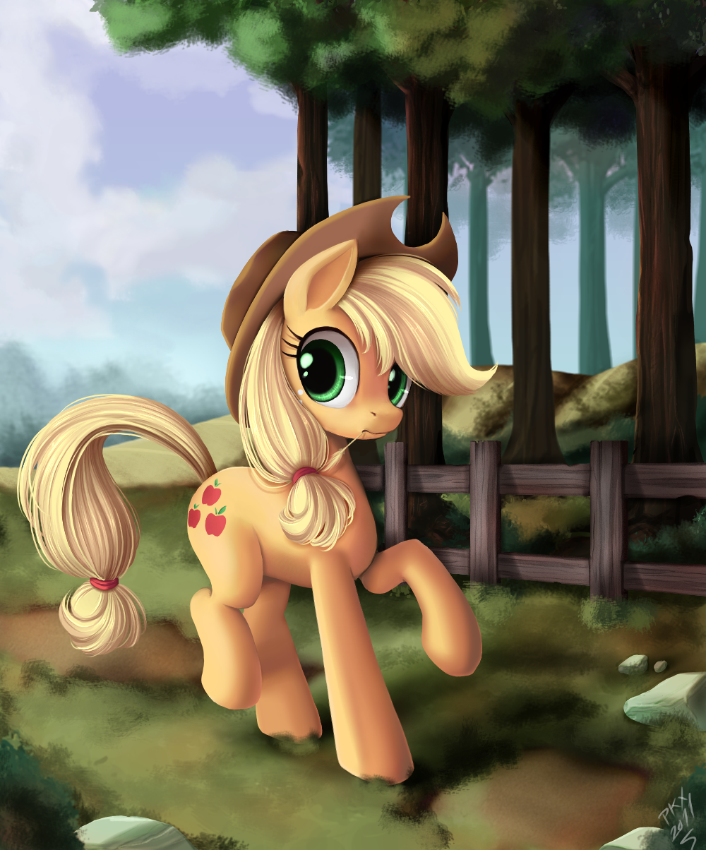 A background pony by ponyKillerX