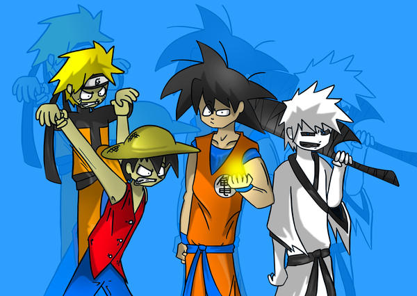 Dbz Bleach One Piece Naruto By Kenshintehchibi On Deviantart Dbz Bleach One Piece Naruto By Kenshintehchibi On Deviantart